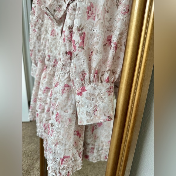 Gingham & Heels Mini Dress / Floral - Picture 9 of 14